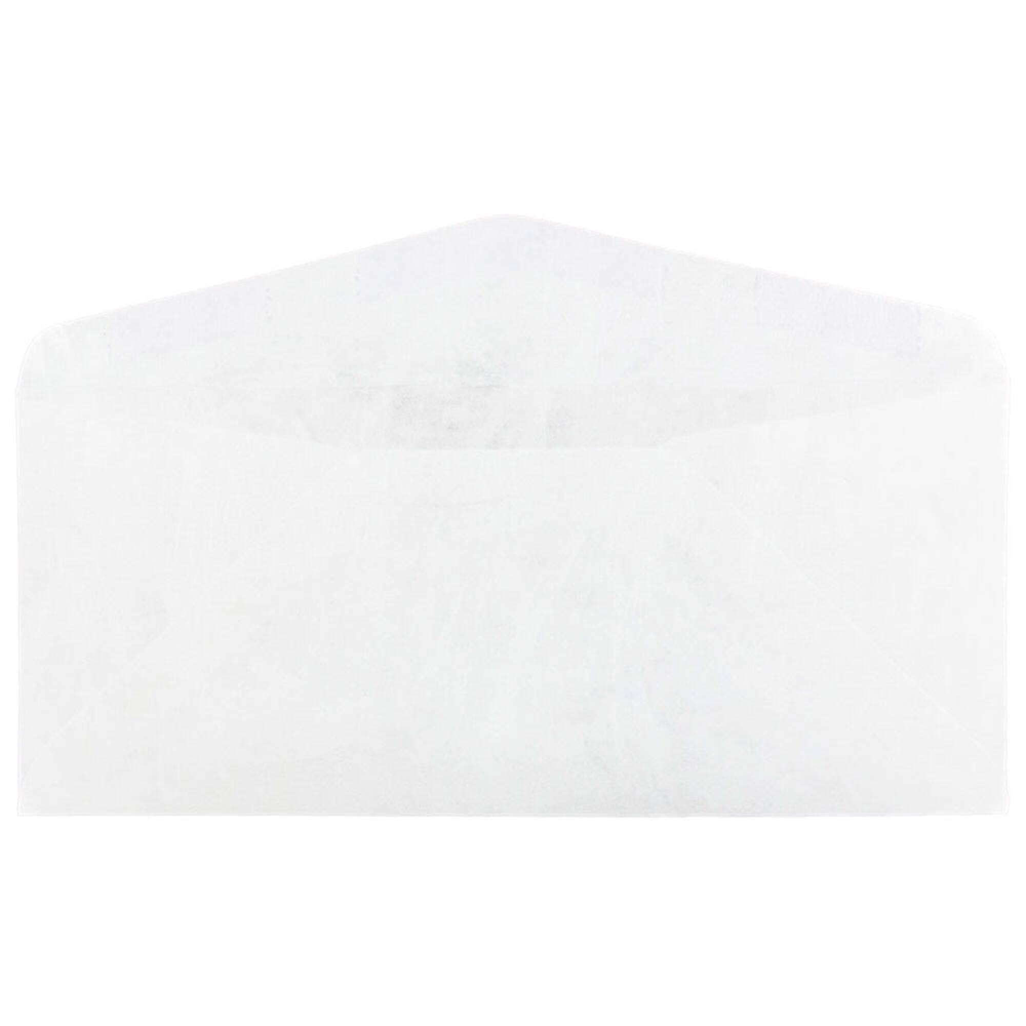 JAM Paper 4.125" x 9.5" White Tyvek Envelopes, 25ct.